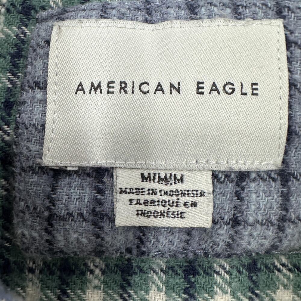 American Eagle Women M Patchwork Multi Plaid Flan… - image 6